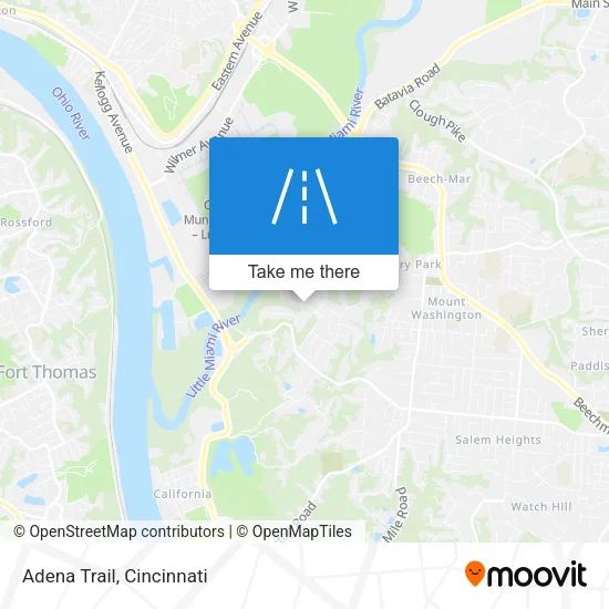 Adena Trail map