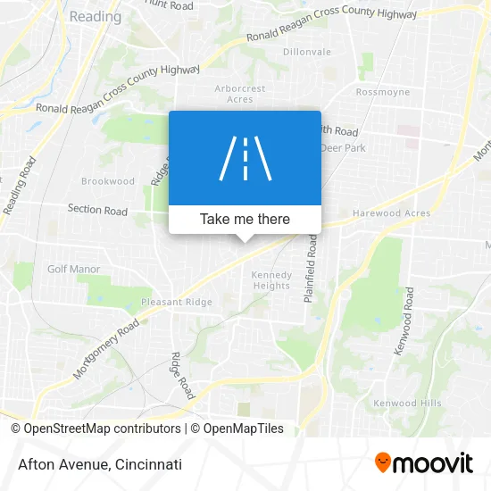 Afton Avenue map