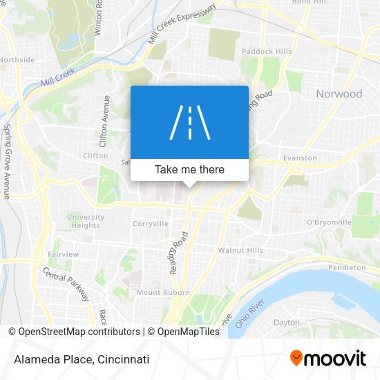 Mapa de Alameda Place