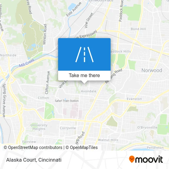 Alaska Court map