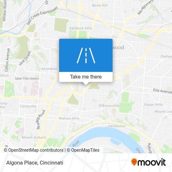 Algona Place map