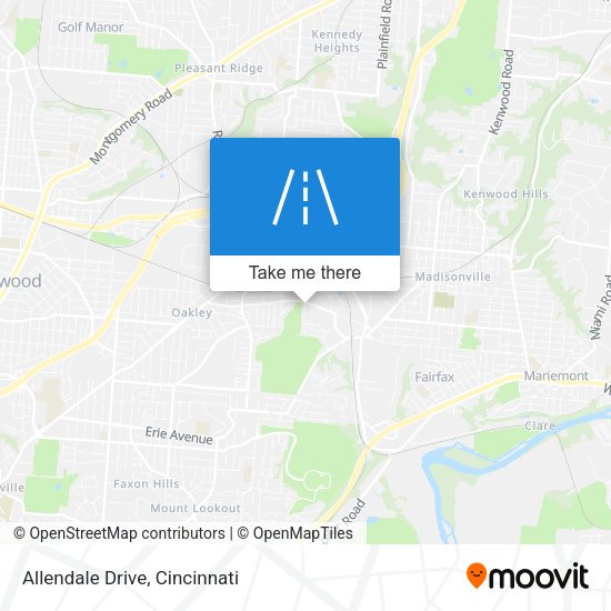 Allendale Drive map