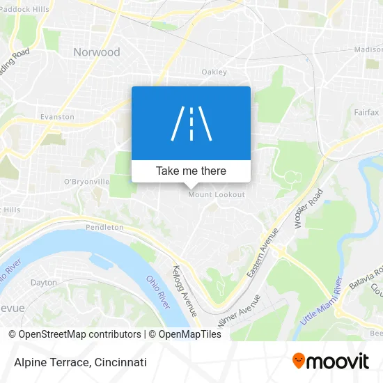 Alpine Terrace map