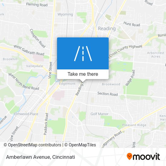 Mapa de Amberlawn Avenue