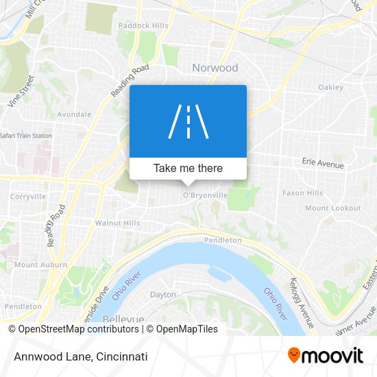 Mapa de Annwood Lane