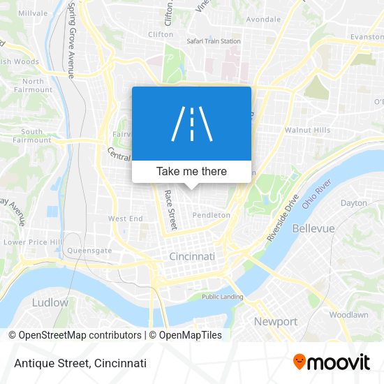 Mapa de Antique Street