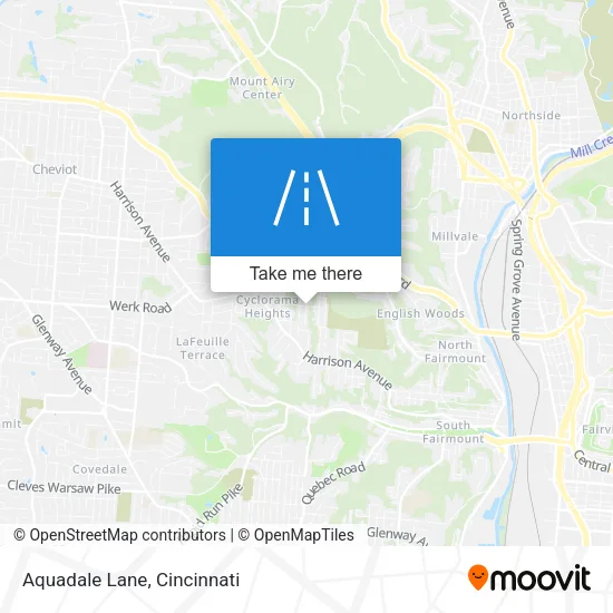 Aquadale Lane map