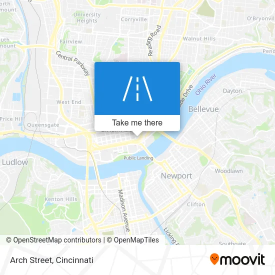 Arch Street map