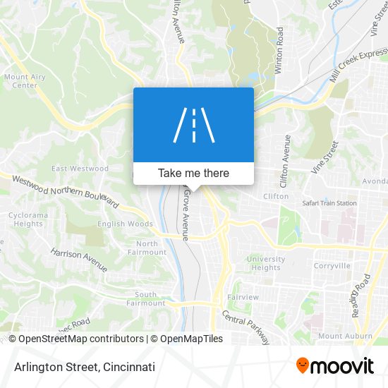 Arlington Street map