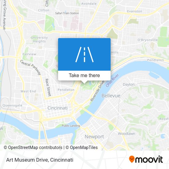 Art Museum Drive map