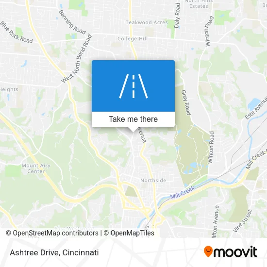 Ashtree Drive map