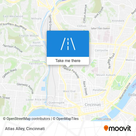Atlas Alley map