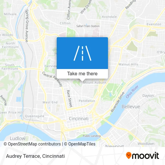 Audrey Terrace map