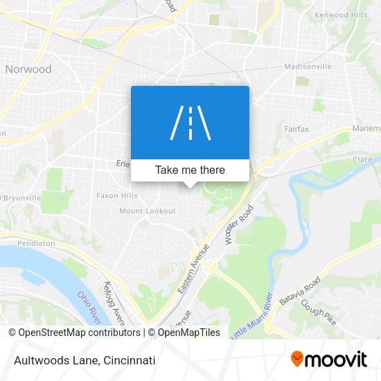 Mapa de Aultwoods Lane