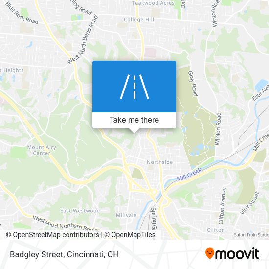 Mapa de Badgley Street