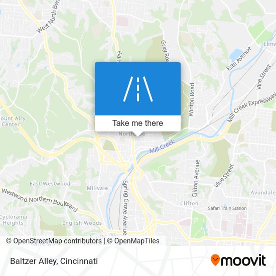 Mapa de Baltzer Alley