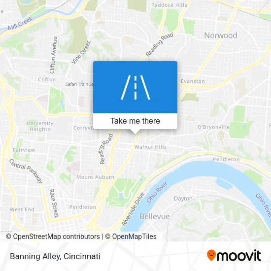 Banning Alley map