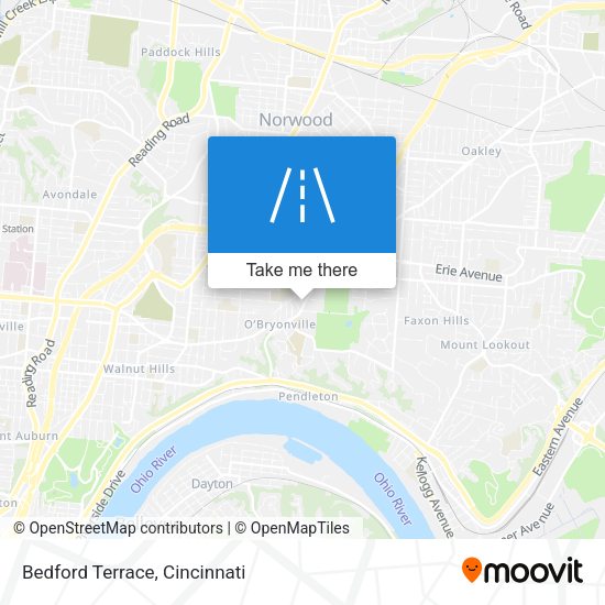 Bedford Terrace map