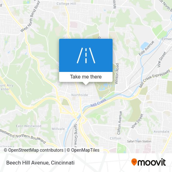 Mapa de Beech Hill Avenue