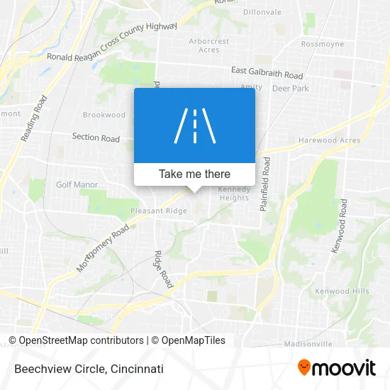 Beechview Circle map