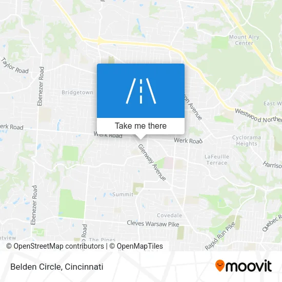 Belden Circle map