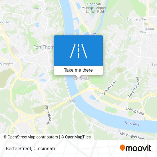 Berte Street map