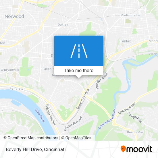 Mapa de Beverly Hill Drive