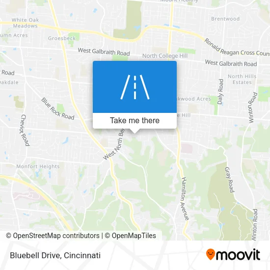 Bluebell Drive map
