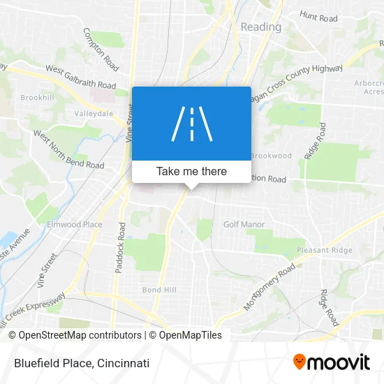 Bluefield Place map