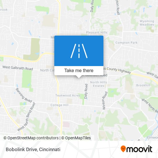 Bobolink Drive map