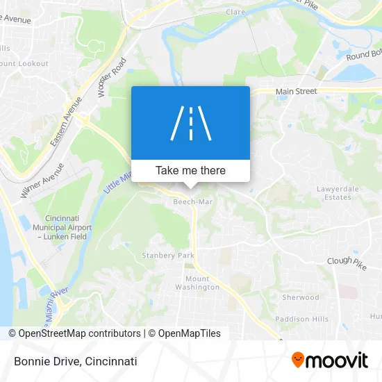 Bonnie Drive map