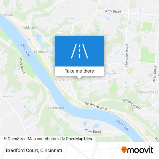Mapa de Bradford Court