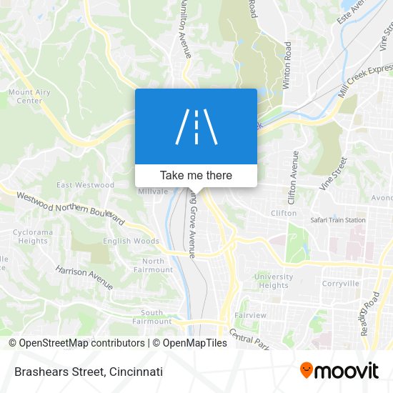 Brashears Street map