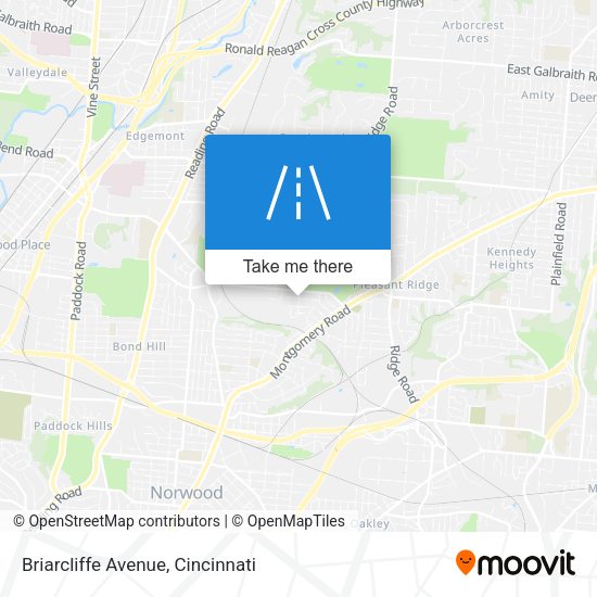 Briarcliffe Avenue map