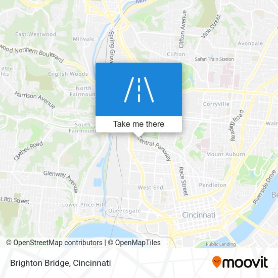 Brighton Bridge map