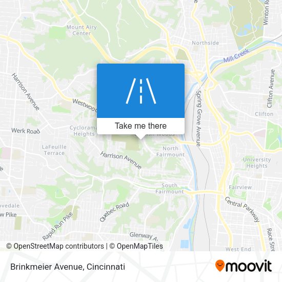 Brinkmeier Avenue map