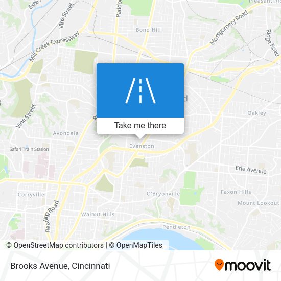 Mapa de Brooks Avenue
