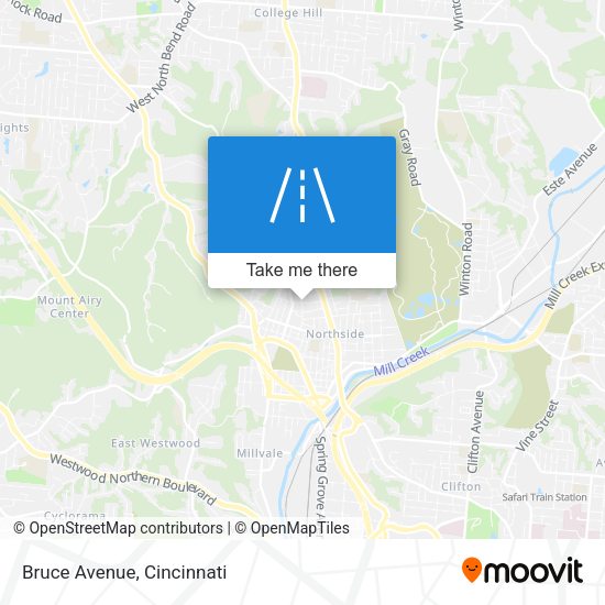 Mapa de Bruce Avenue
