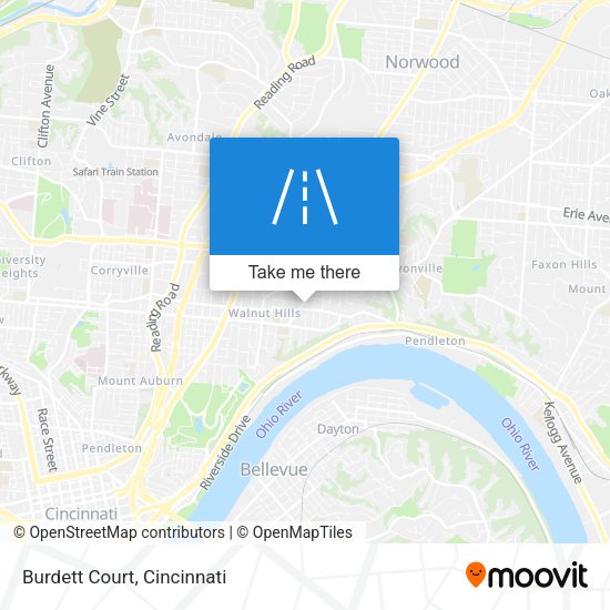 Mapa de Burdett Court