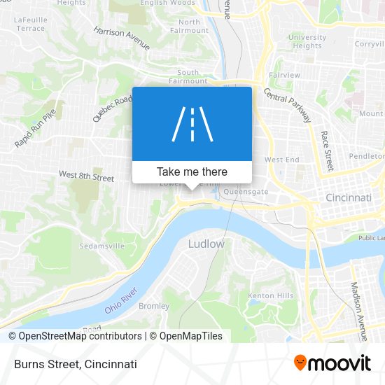 Mapa de Burns Street
