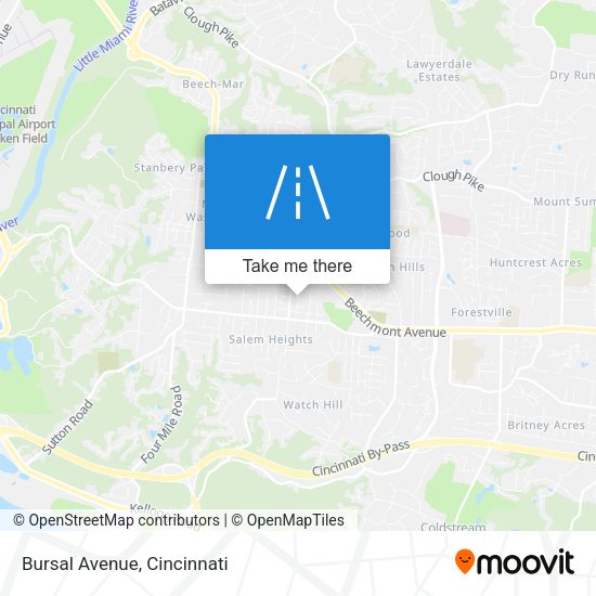 Mapa de Bursal Avenue