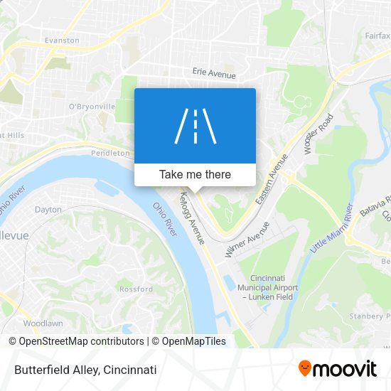 Butterfield Alley map