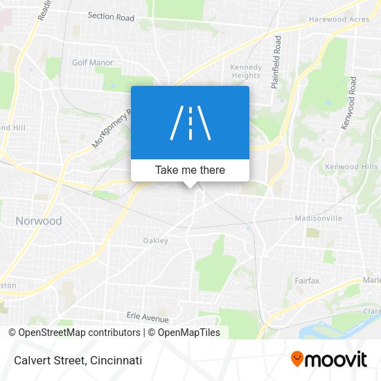 Mapa de Calvert Street