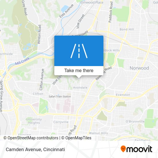 Mapa de Camden Avenue
