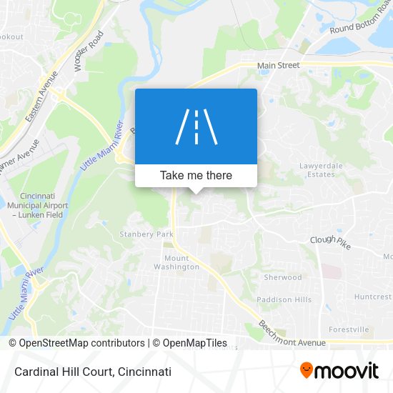 Mapa de Cardinal Hill Court