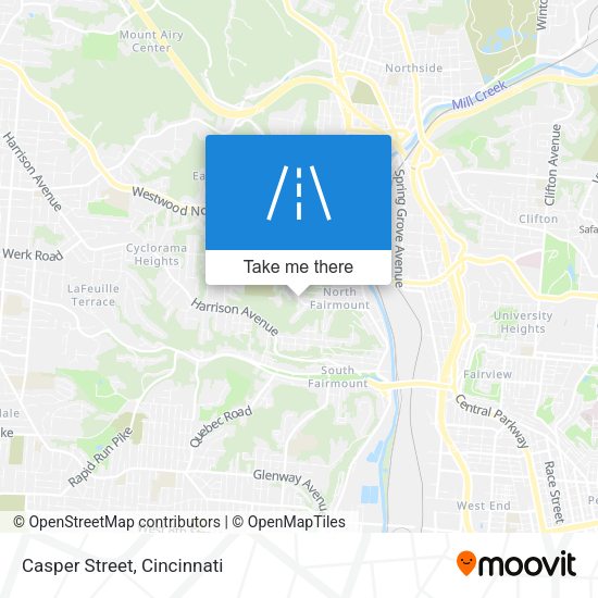 Mapa de Casper Street