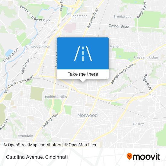 Catalina Avenue map