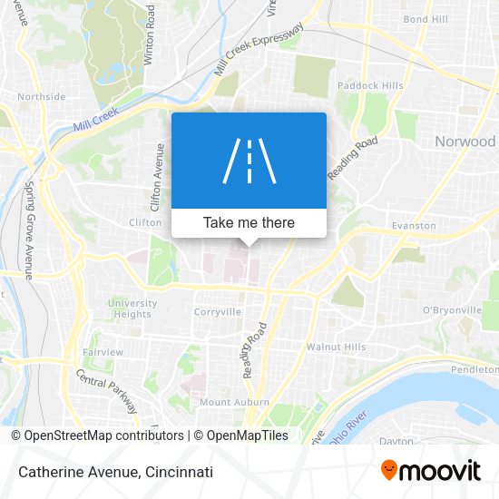 Catherine Avenue map