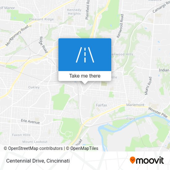 Mapa de Centennial Drive
