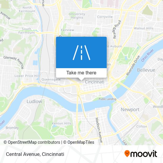 Mapa de Central Avenue